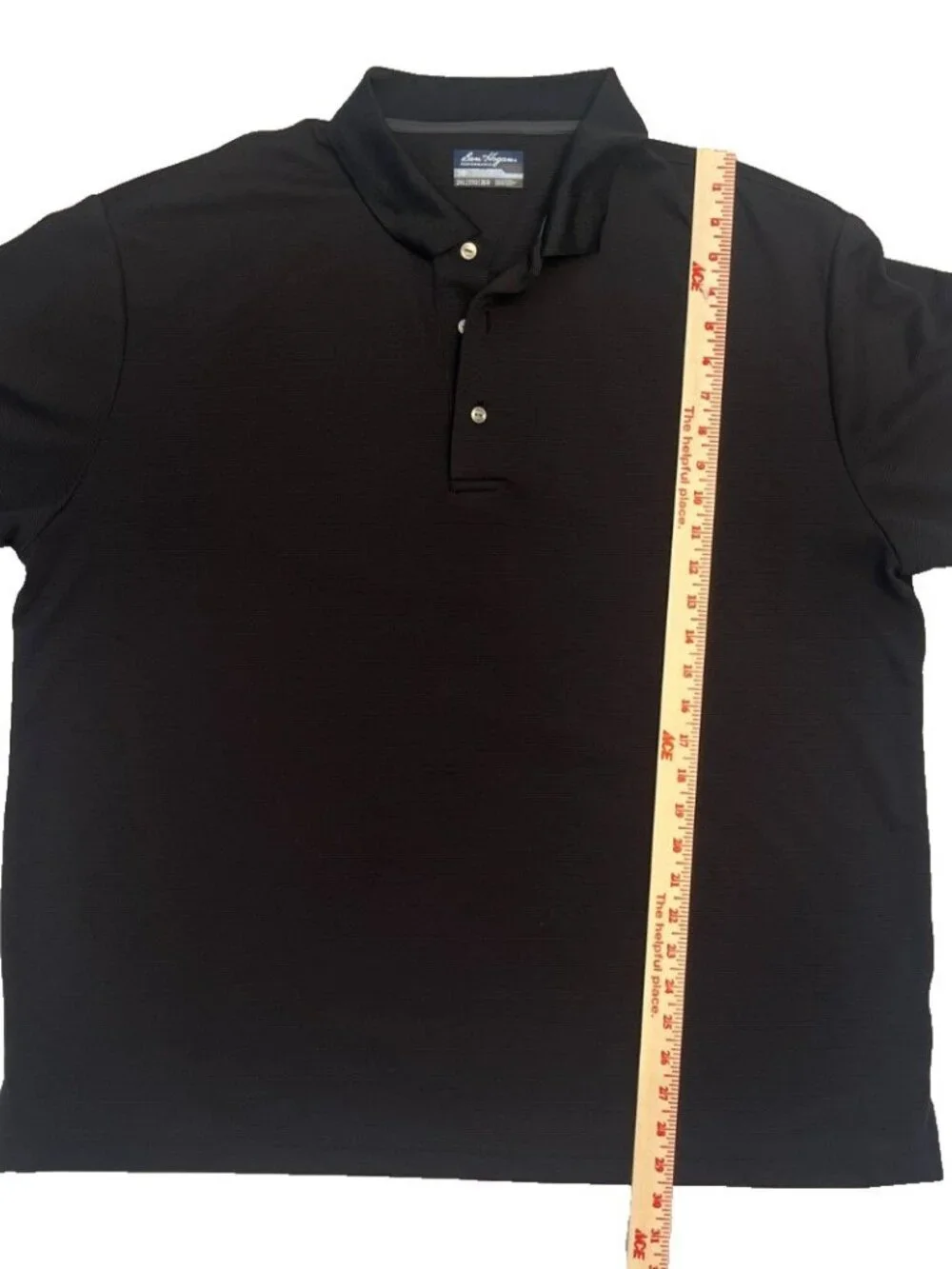 Ben Hogan Golf Mens Performance Knit Short Sleeve Black Shirt 2XL